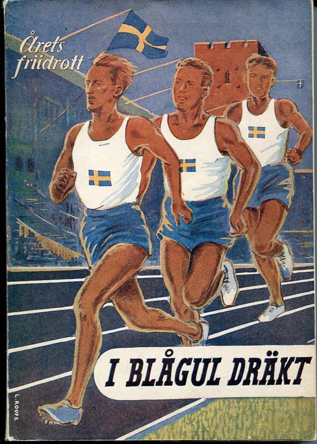 I blågul dräkt årets friidrott 1949