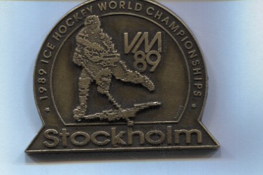 World Hockey Championship Ishockey-VM Stockholm 1989